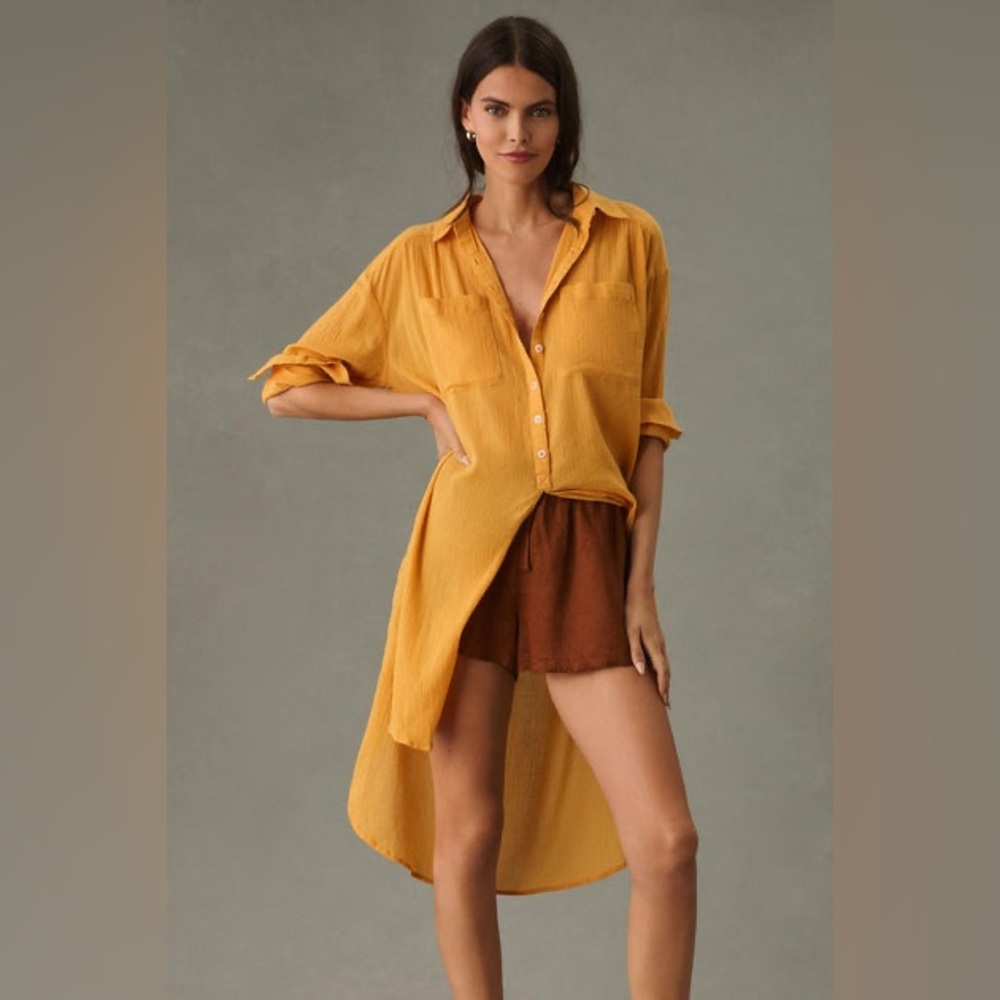 Anthropologie Duster Tunic Shirt